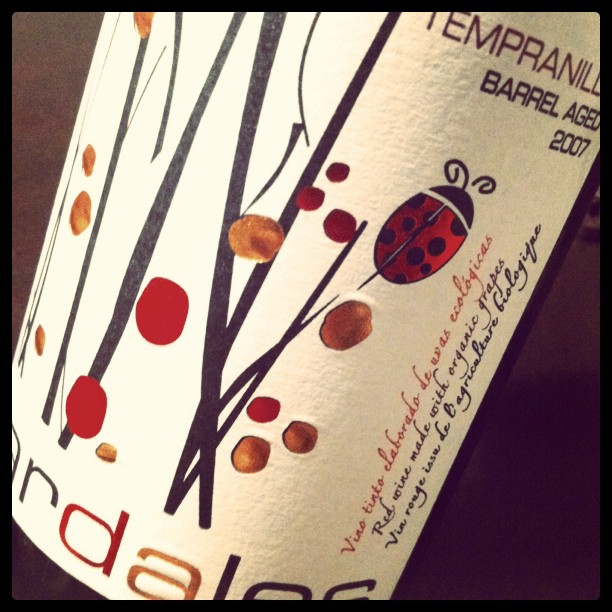 Ardales Tempranilloのラベル